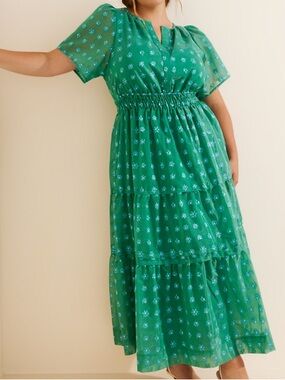 Anthropologie - Somerset Jacquard Maxi Dress